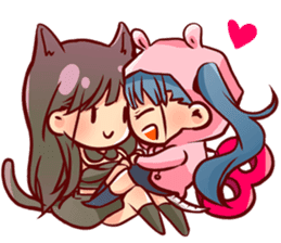 Girly Party sticker #7060607