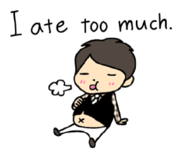 Akkun and Moco Stickers English version sticker #7061212