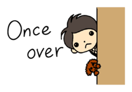 Akkun and Moco Stickers English version sticker #7061214