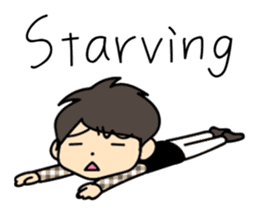 Akkun and Moco Stickers English version sticker #7061217