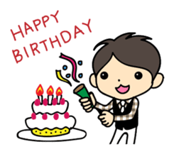 Akkun and Moco Stickers English version sticker #7061218