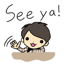 Akkun and Moco Stickers English version sticker #7061219