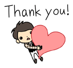 Akkun and Moco Stickers English version sticker #7061221