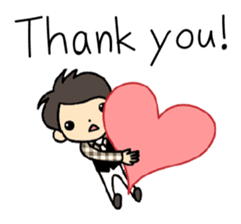 Akkun and Moco Stickers English version sticker #7061221