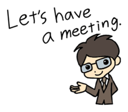 Akkun and Moco Stickers English version sticker #7061222