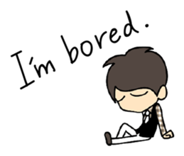 Akkun and Moco Stickers English version sticker #7061232