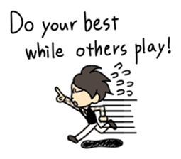 Akkun and Moco Stickers English version sticker #7061235