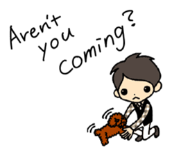 Akkun and Moco Stickers English version sticker #7061239