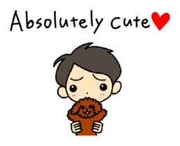 Akkun and Moco Stickers English version sticker #7061242