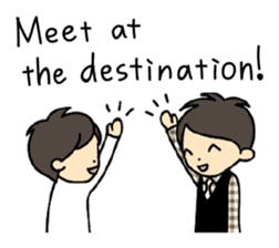 Akkun and Moco Stickers English version sticker #7061244