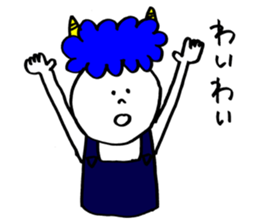 Blue Orge of The Brusque Attitude sticker #7061608