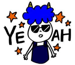 Blue Orge of The Brusque Attitude sticker #7061612