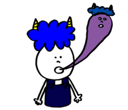 Blue Orge of The Brusque Attitude sticker #7061614