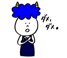 Blue Orge of The Brusque Attitude sticker #7061617