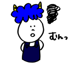 Blue Orge of The Brusque Attitude sticker #7061633