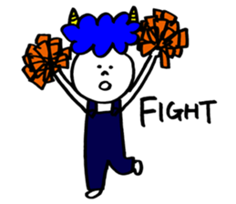 Blue Orge of The Brusque Attitude sticker #7061636