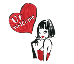 L-Air fashionable characters. sticker #7062102