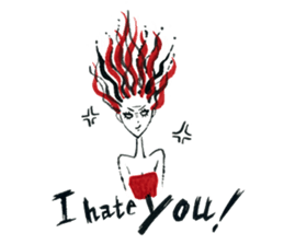 L-Air fashionable characters. sticker #7062108