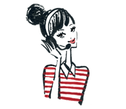 L-Air fashionable characters. sticker #7062116