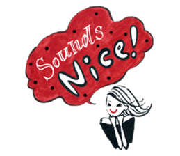 L-Air fashionable characters. sticker #7062119