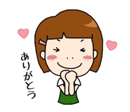 Book Store Girl MIRAI sticker #7062248