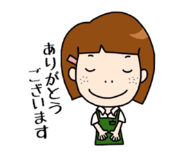Book Store Girl MIRAI sticker #7062249
