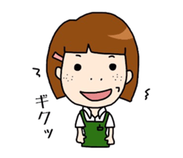 Book Store Girl MIRAI sticker #7062268
