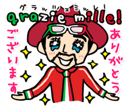 enjoy Italian! with Sasaki carpaccio! sticker #7062333