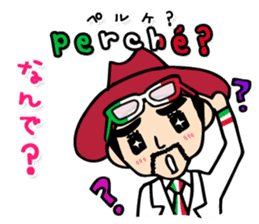 enjoy Italian! with Sasaki carpaccio! sticker #7062360