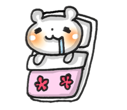 Marshmallow KUMATAN sticker #7063656