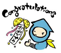 Ninja, Created by Koji Takano. sticker #7063798