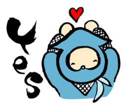 Ninja, Created by Koji Takano. sticker #7063800