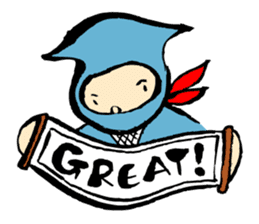 Ninja, Created by Koji Takano. sticker #7063804