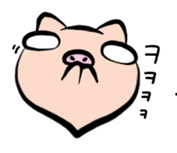 Pig nose friend(Korean) sticker #7064226