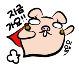 Pig nose friend(Korean) sticker #7064239