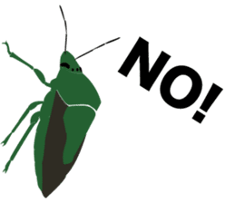 Cool Japanese insects sticker #7064854