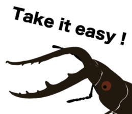 Cool Japanese insects sticker #7064856