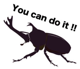 Cool Japanese insects sticker #7064857