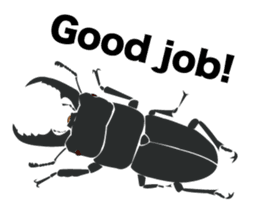 Cool Japanese insects sticker #7064858