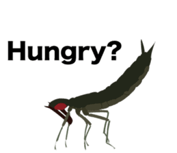 Cool Japanese insects sticker #7064868