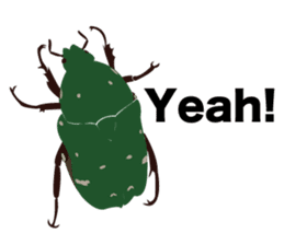 Cool Japanese insects sticker #7064878
