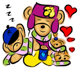 Rossy the family bears I sticker #7064928