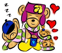 Rossy the family bears I sticker #7064928