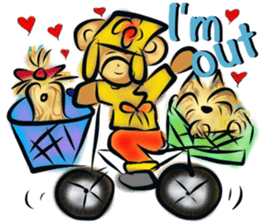 Rossy the family bears I sticker #7064930