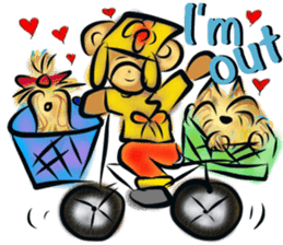 Rossy the family bears I sticker #7064930