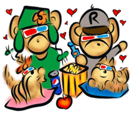 Rossy the family bears I sticker #7064933