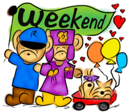 Rossy the family bears I sticker #7064958