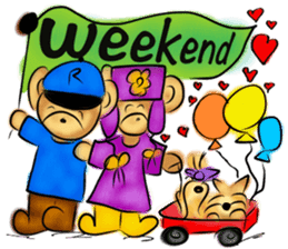 Rossy the family bears I sticker #7064958