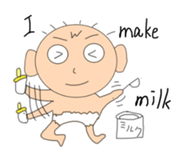 Babies is day-to-day sticker #7065294