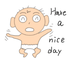 Babies is day-to-day sticker #7065296
